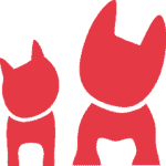 Elysium Pets Site Icon showing an illustration of a cat and a dog